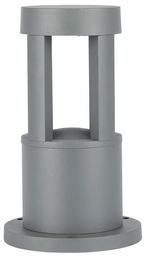 LED Vonkajšia lampa LED/10W/230V 25cm 6400K IP65 šedá