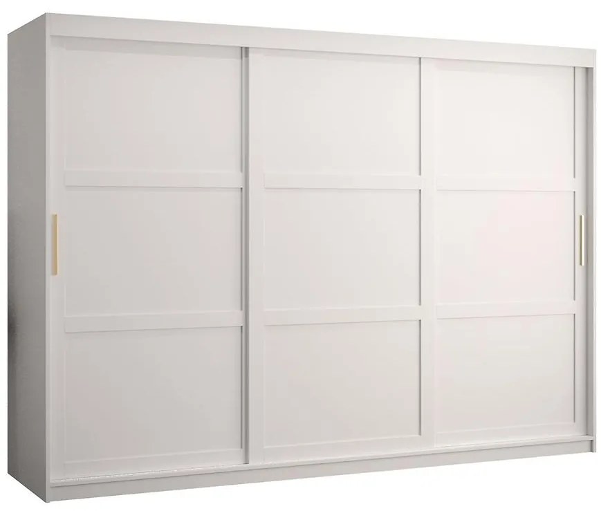 Skriňa Amiro 1 250 biely/biely