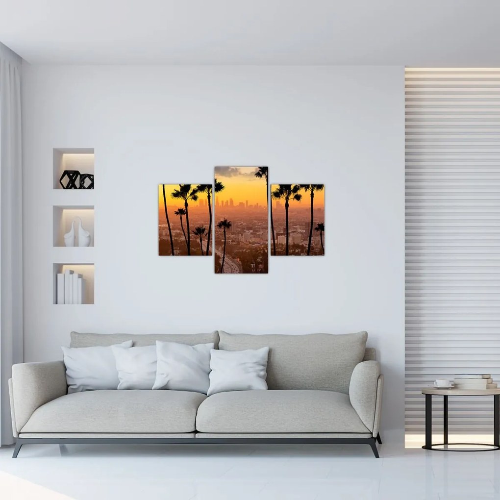 Obraz - Panorama Los Angeles (90x60 cm)