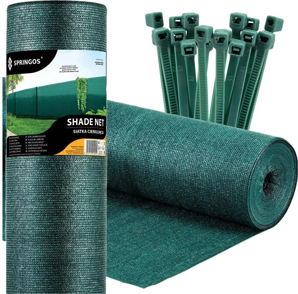 Tieniaca sieť 1,5x50 m SPRINGOS SN0019 - zelená