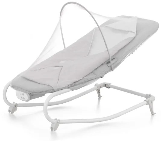 KINDERKRAFT - Detská vibrujúca hojdačka s melódiou FELIO 2 šedá