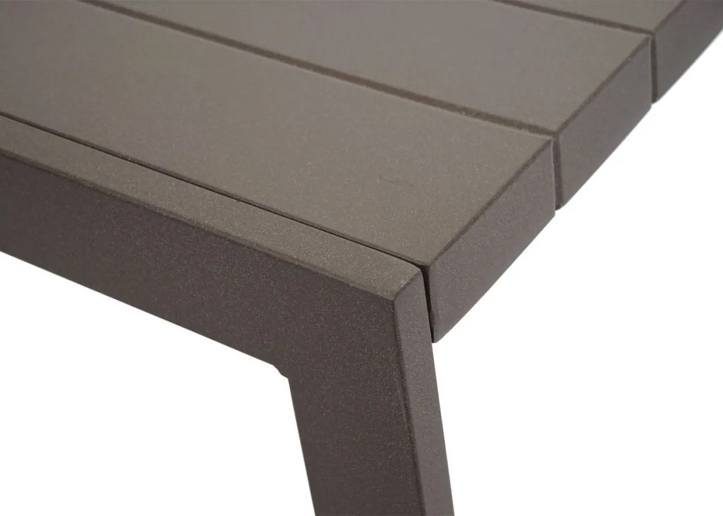 Záhradná súprava 2 kresiel, lavice a stolíka HWC-L64 - sivý poťah