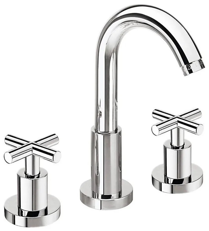Sapho - Umývadlová batéria 3-otvorová AXIA 23,8 cm lesklý chróm