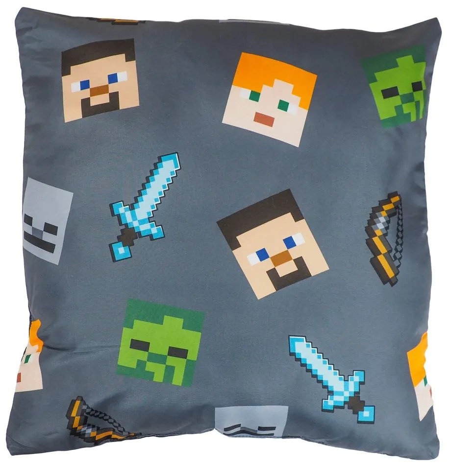 Jerry Fabrics Detský vankúšik s potlačou - Lilo a Stitch - fialová | 40 x 40 cm