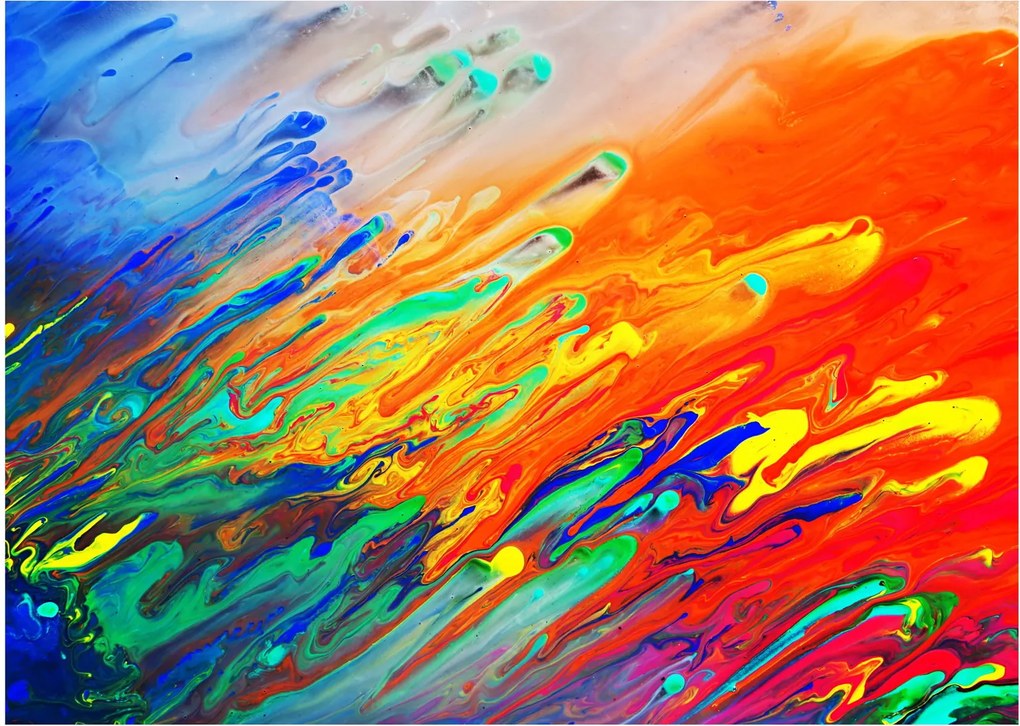 Obraz - Farebná abstrakcia (70x50 cm)