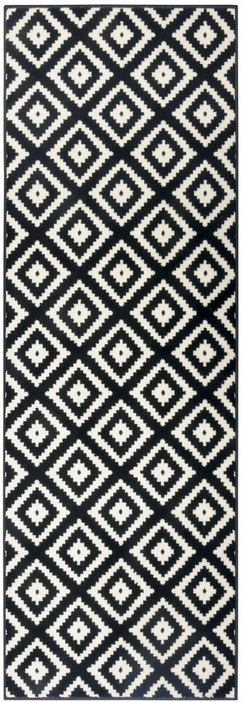 Hanse Home Collection koberce Kusový koberec Hamla 105477 Black Cream - 80x200 cm