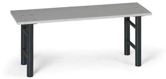 Šatníková lavička, sedák - lamino, 1000 mm, nohy antracit