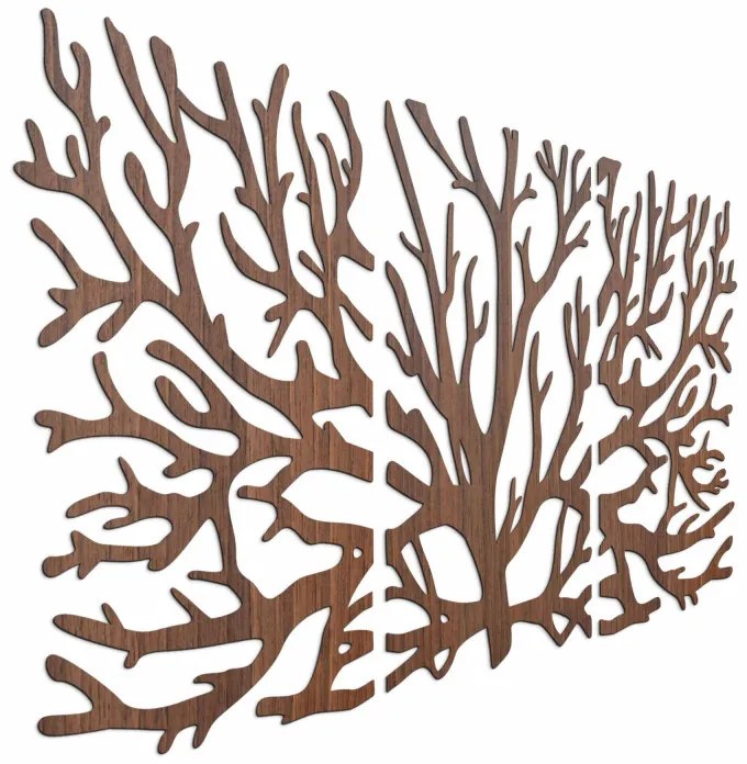 Trojdielny obraz na stenu konáre | SENTOP FB-HDF0502