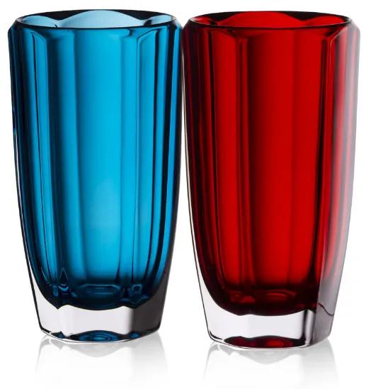 Bohemia Crystal Poháre na vodu a nealkoholické nápoje Lumier Red&Blue