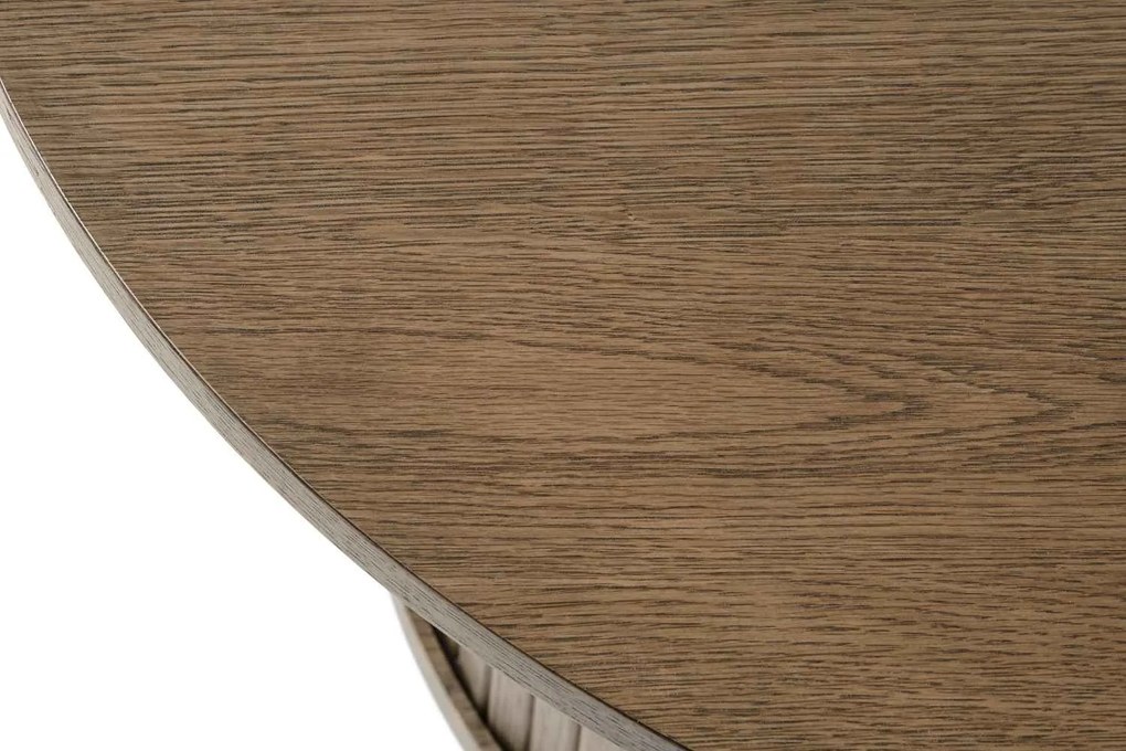 Dizajnový jedálenský stôl Vasiliy 120 cm dymový dub
