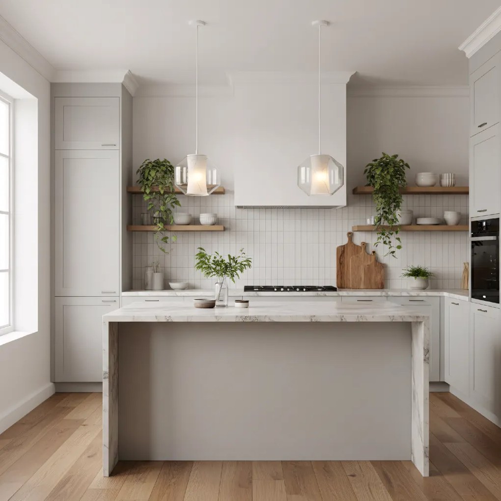 Toolight - závesné svietidlo MARBLE E27 60W APP908-1CP, imitácia mramoru, OSW-06674
