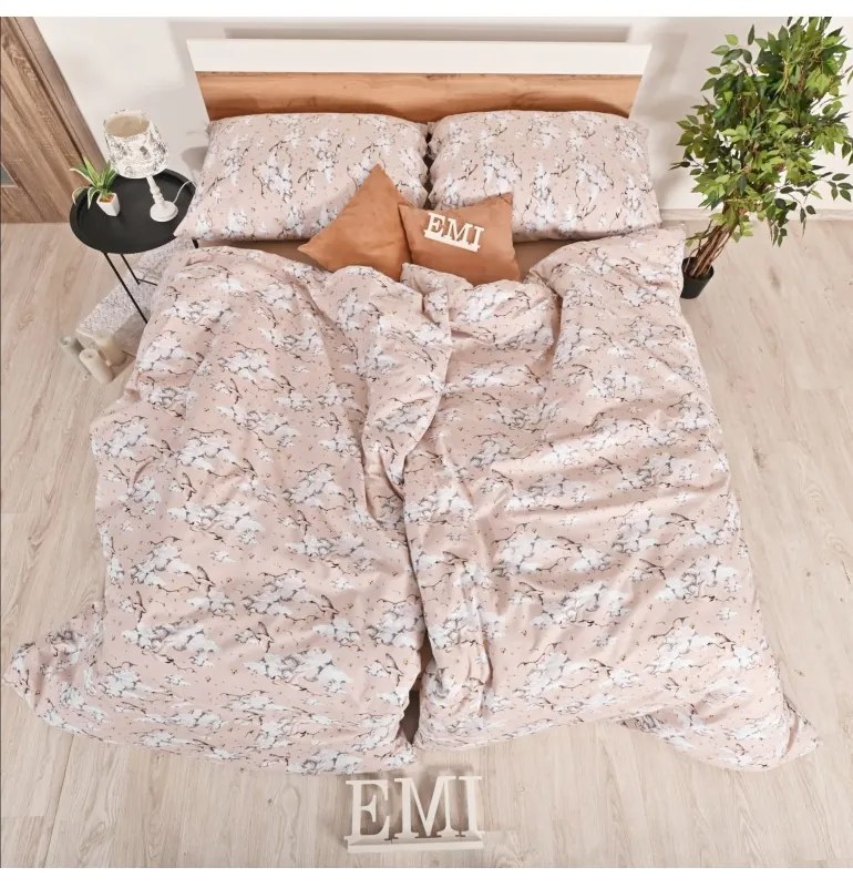 Obliečky bavlnené Swan EMI, Štandardný set jednolôžko obsahuje 1x 140x200 + 1x 70x90