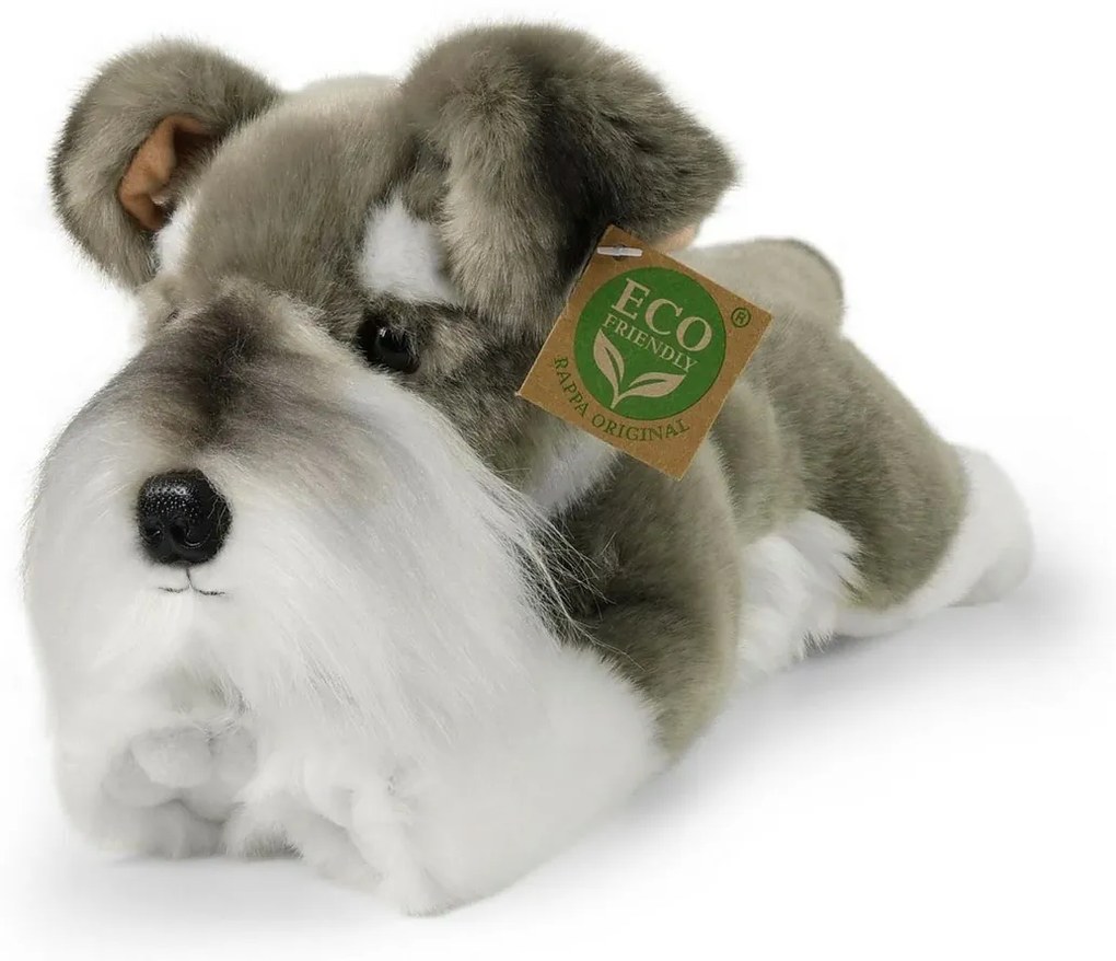 Rappa Plyšový pes knírač 28 cm ECO - FRIENDLY