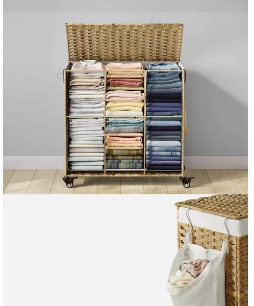 Kôš na bielizeň FLYN z ratanu