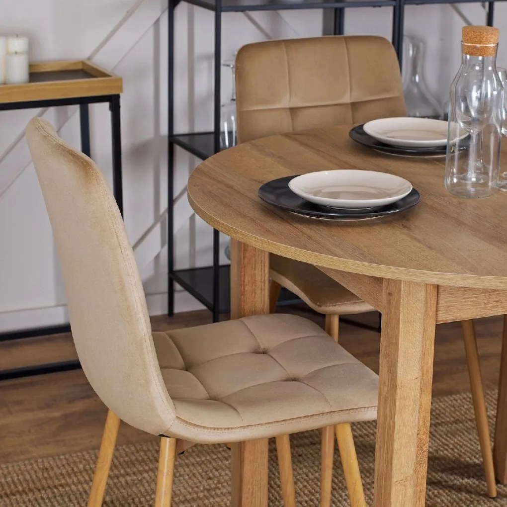 PROXIMA.store - Čalúnená jedálenská stolička FREDY FARBA: sivá, FARBA NÔH: buk