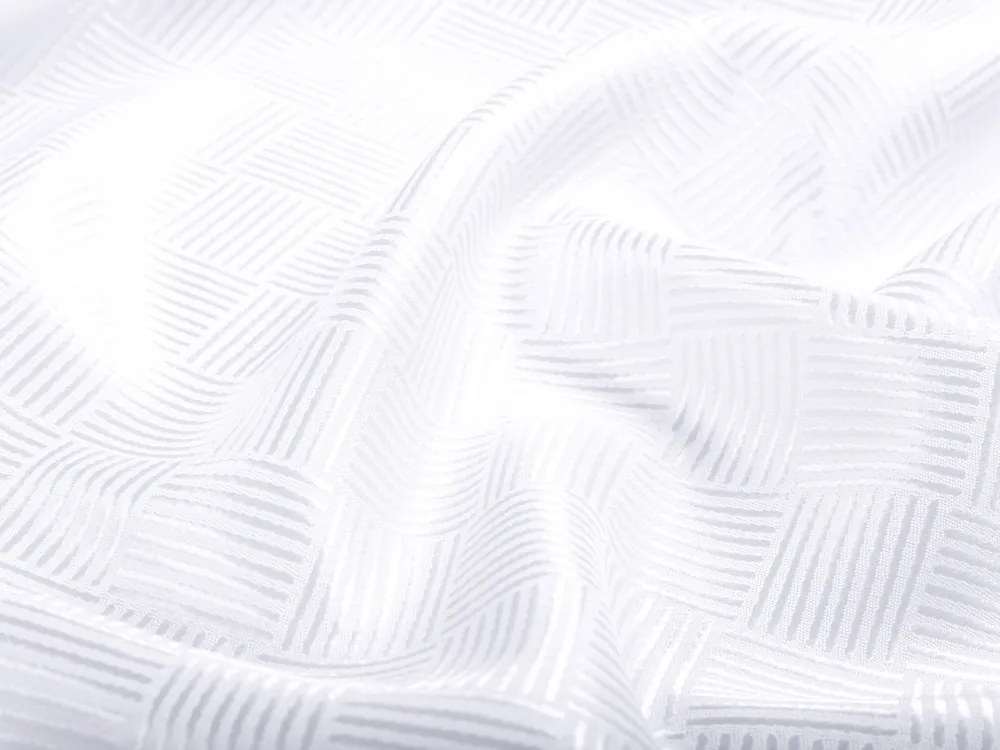 Biante Dekoračný záves Milano TF-094 - biely 150x150 cm