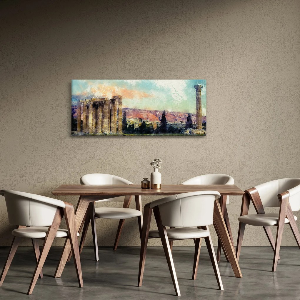 Obraz - Akropolis, Atény, Grécko (120x50 cm)