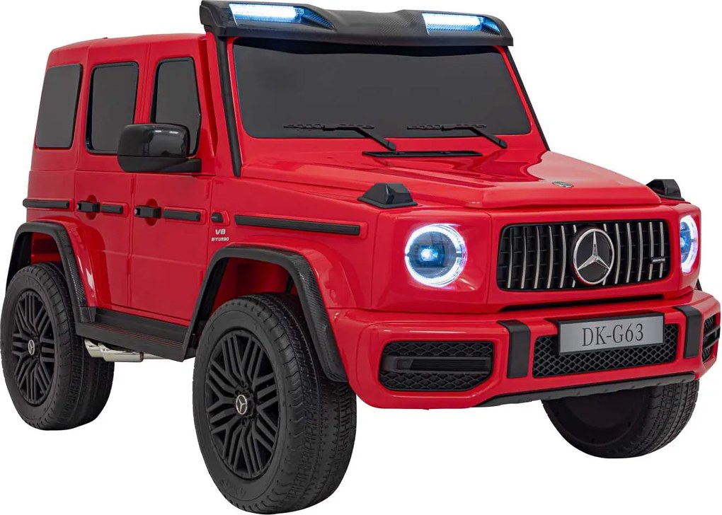 Elektrické autíčko Mercedes Benz G63 AMG XXL STRONG MP4 červené