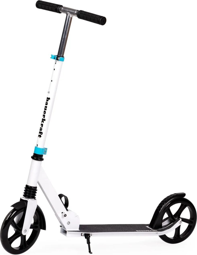 Bauerkraft Skladacia mestská kolobežka pre deti a mládež, 200 mm kolesá, nastav. riadidlá 95–105 cm