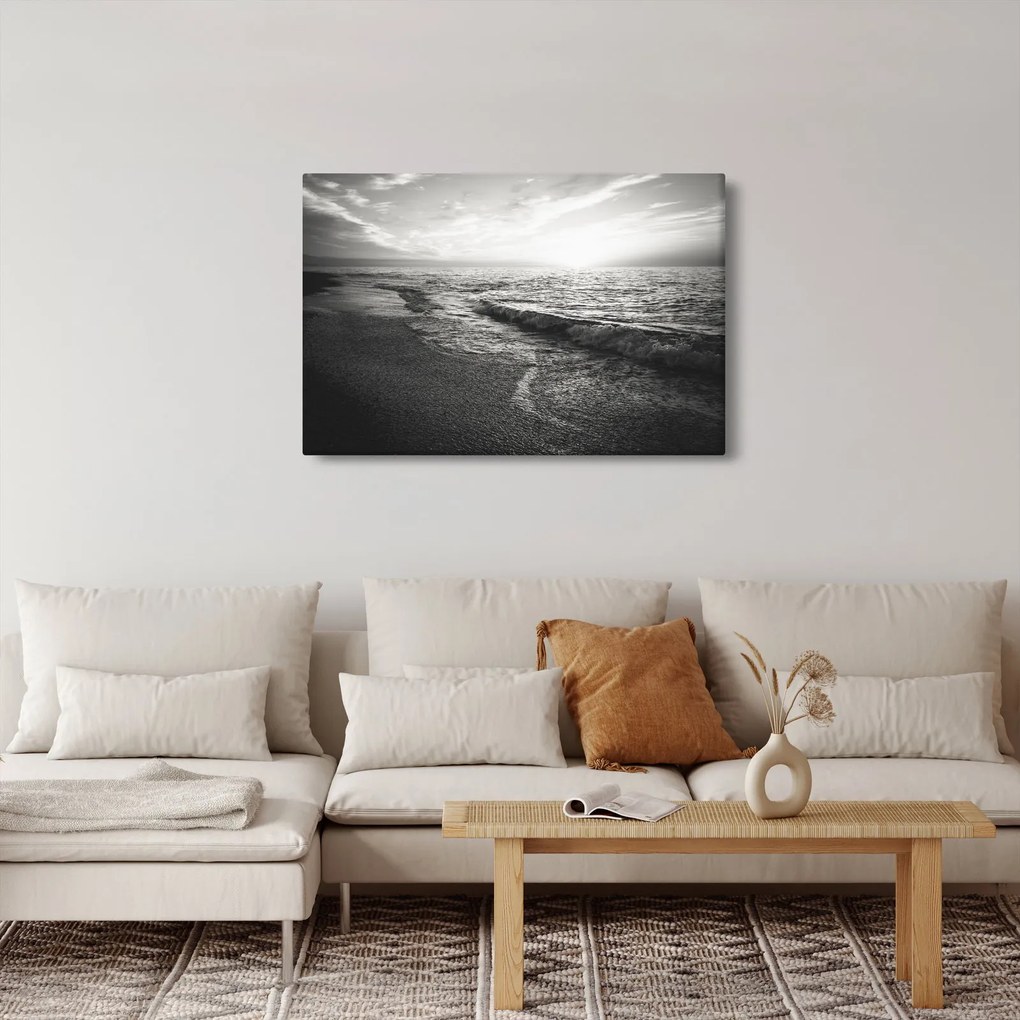 Obraz - Na brehu mora (90x60 cm)