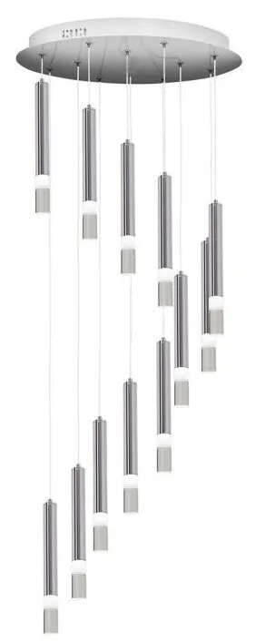 Luster na lanku ICE 12xLED/1W/230V