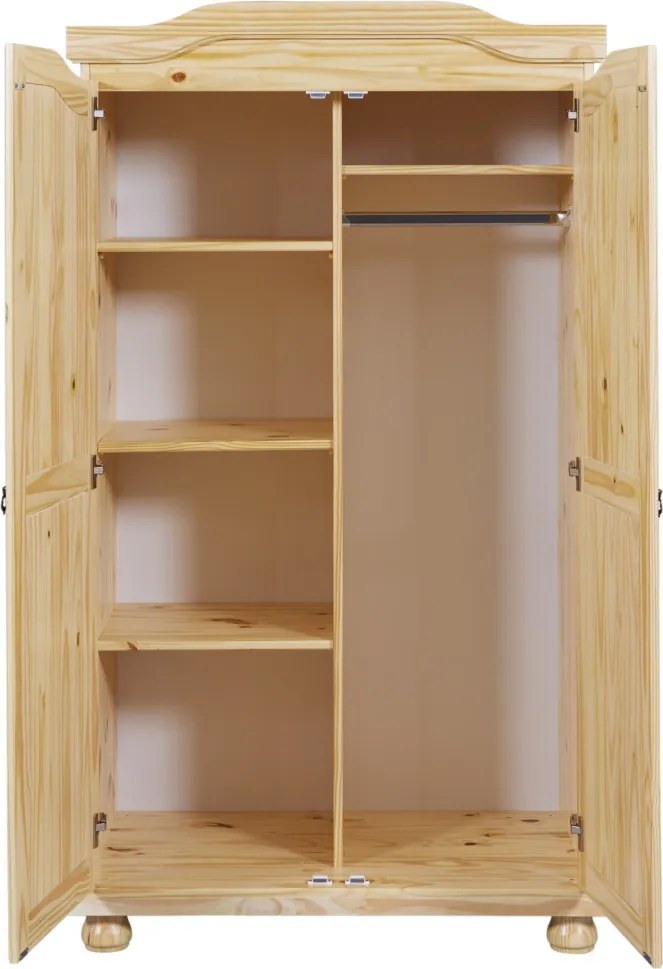 Šatníková skriňa Genf, borovica