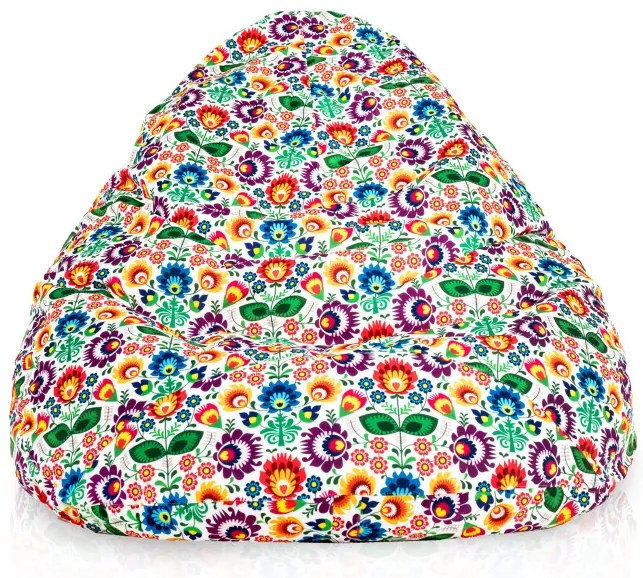 Sedací vak DROP XXL folk