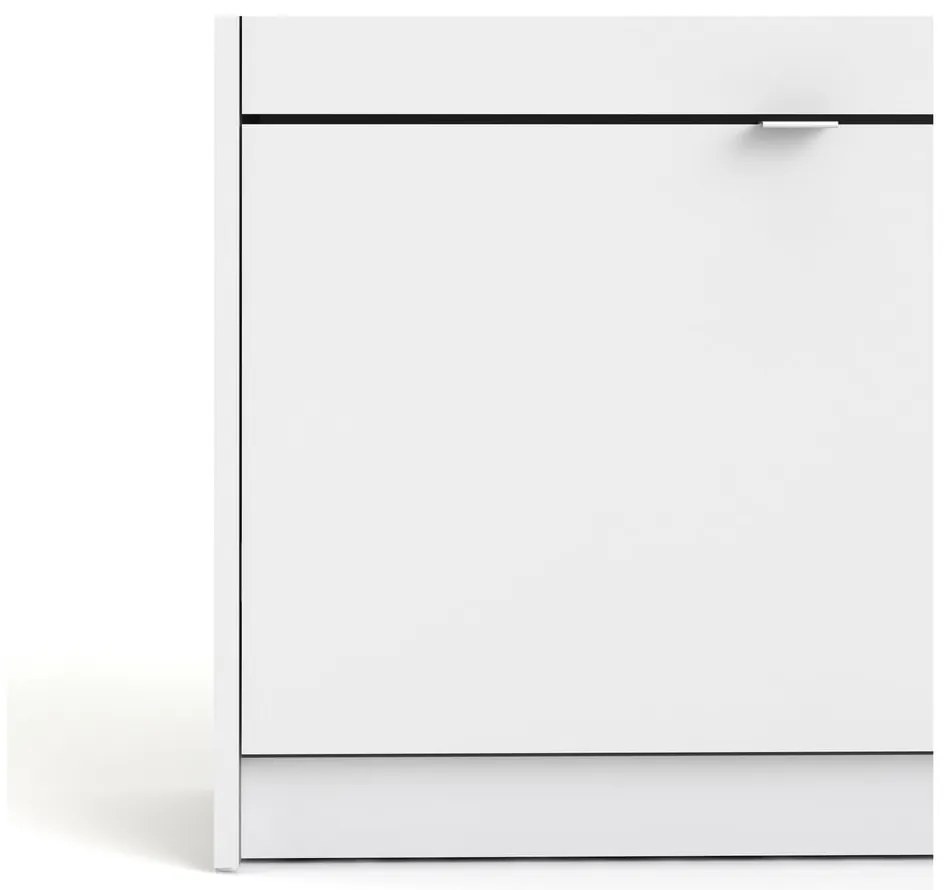 Biela výklopná skrinka na topánky Shoes – Tvilum