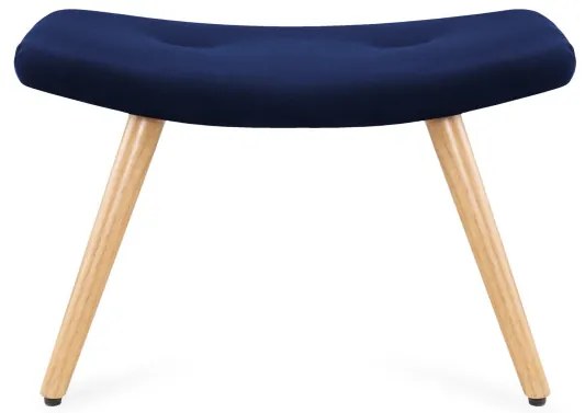 Podnožka MOSS zamatová granátová 939208