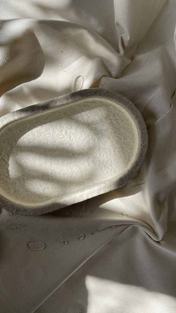 Humdakin Dekoratívny oválny podnos Sandstone
