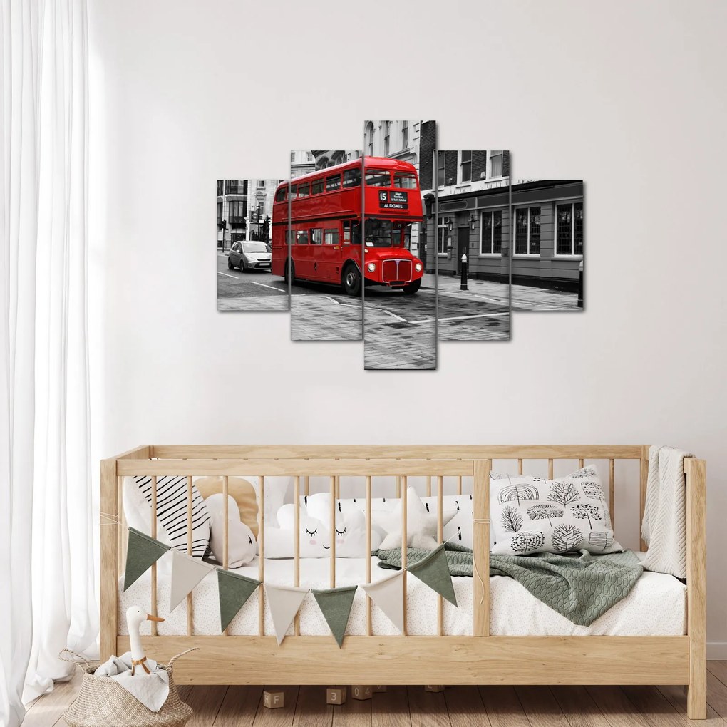 Obraz -Londýn s autobusom (150x105 cm)