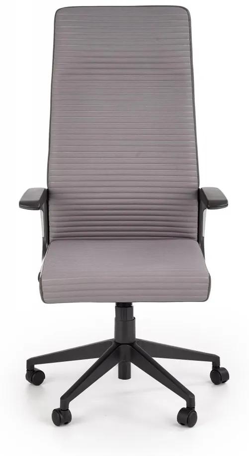 Kancelárska otočná stolička AREZZO — látka, sivá