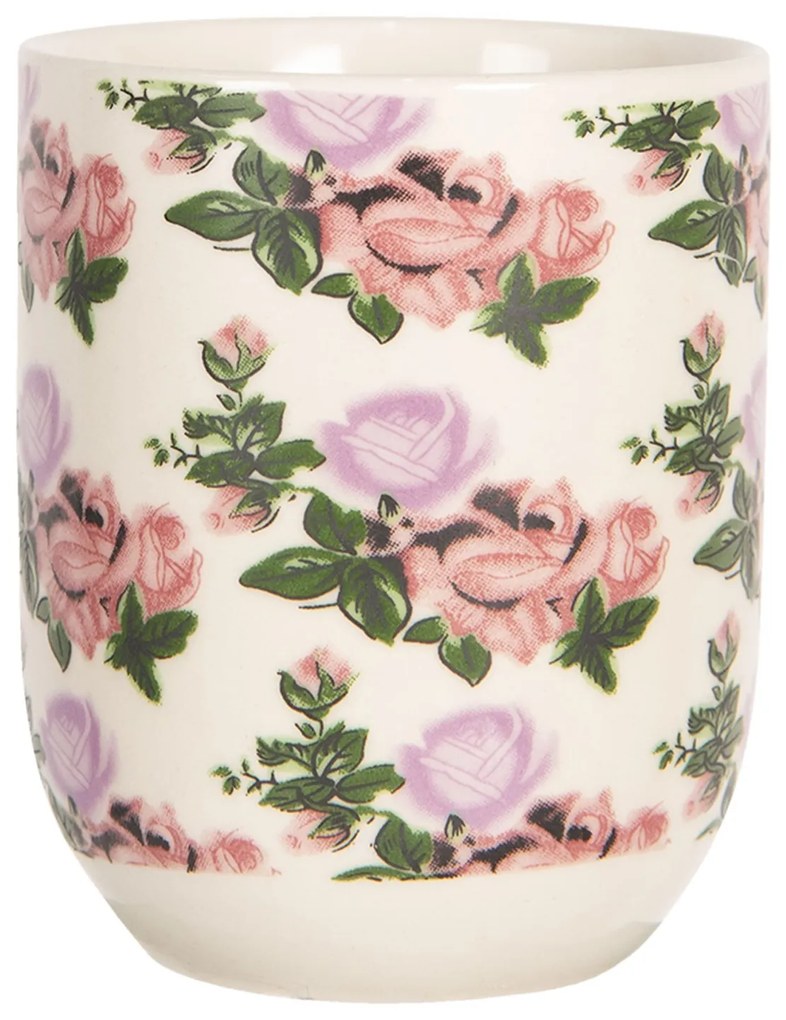 Kalíšok s motívom ruží - Ø 6 * 8 cm / 0,1l