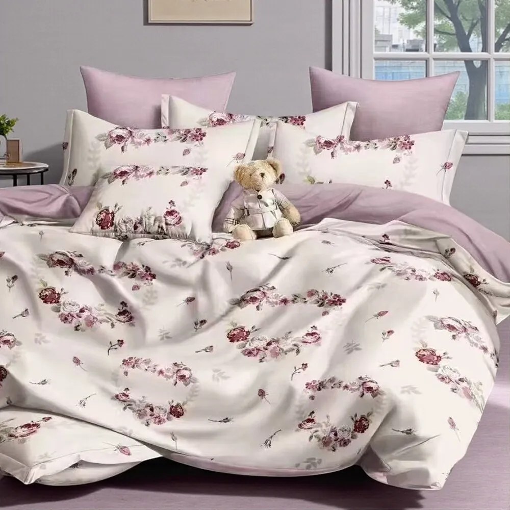 Posteľné obliečky Homa EDIT HEARTS 7-dielna sada 140x200 cm