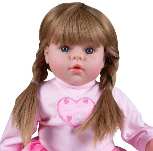 PLAYTO Slovensky hovoriaca a spievajúca detská bábika PlayTo Tina 46 cm
