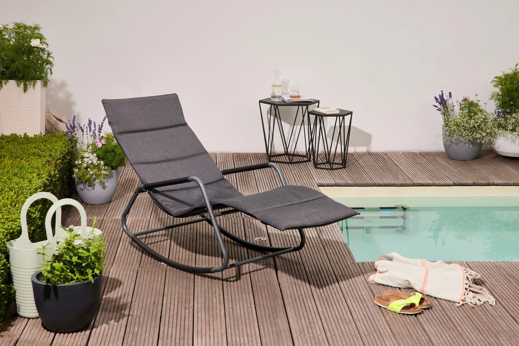 XXXLutz HOJDACIE LEŽADLO, čierna Siena Garden - Online Only záhrada - 001376003902