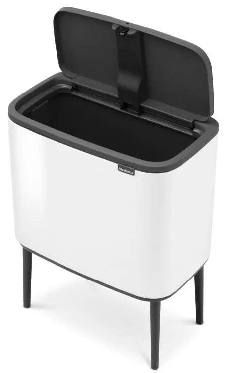Biely dotykový oceľový odpadkový kôš 36 l Bo Touch Bin – Brabantia