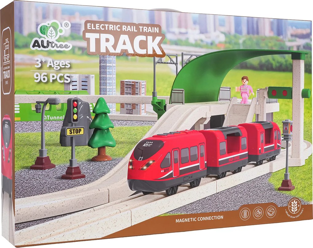 Ramiz Železničné mesto so svetlami a zvukom Funkcia 89el.