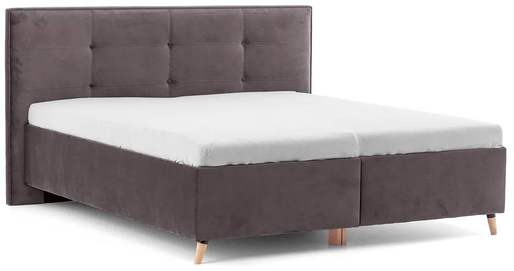 DREVONA® Manželská posteľ 180 cm  ZARA, sivohnedá taupe Terra 29