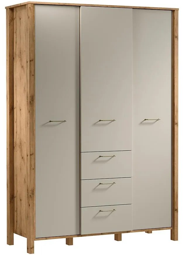 Skriňa Indygo S3D3S dub wotan-beige