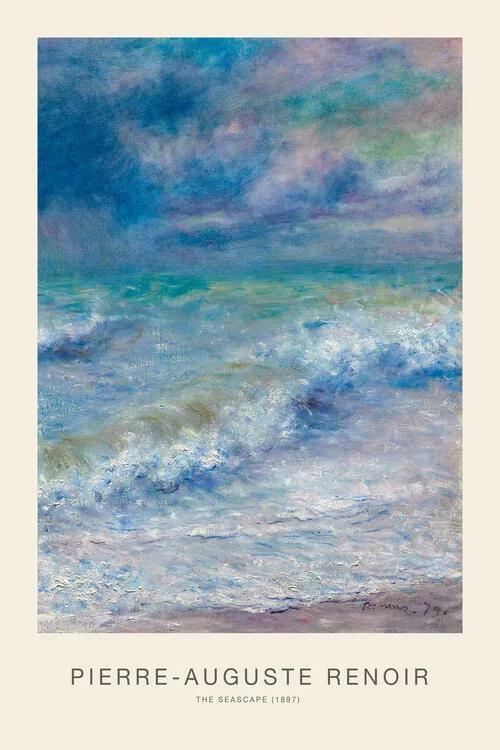Obrazová reprodukcia The Seascape (Vintage Ocean / Seaside Painting) - Renoir, (26.7 x 40 cm)