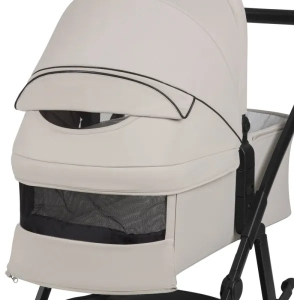 Lionelo - Kombinovaný kočík 2 v 1 AMBER PLUS pieskovo-béžový