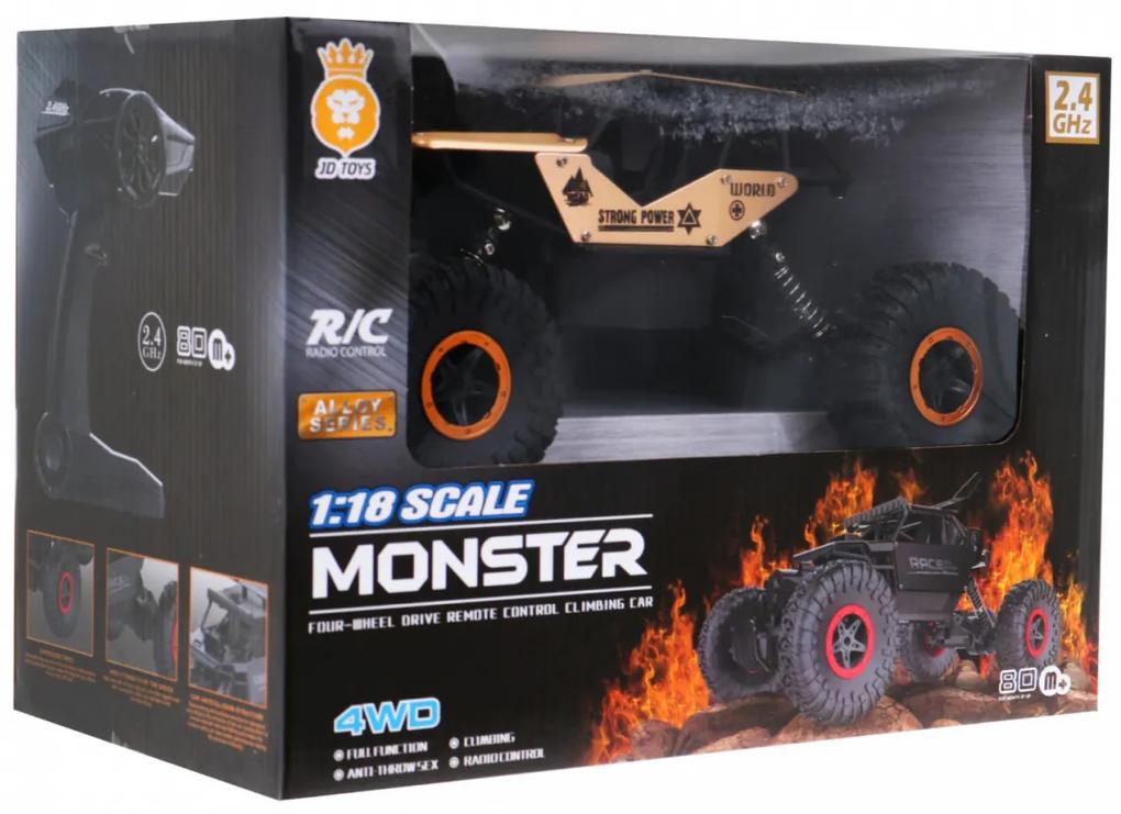 RAMIZ Pásové R/C - auto Monster 1:18 Gold
