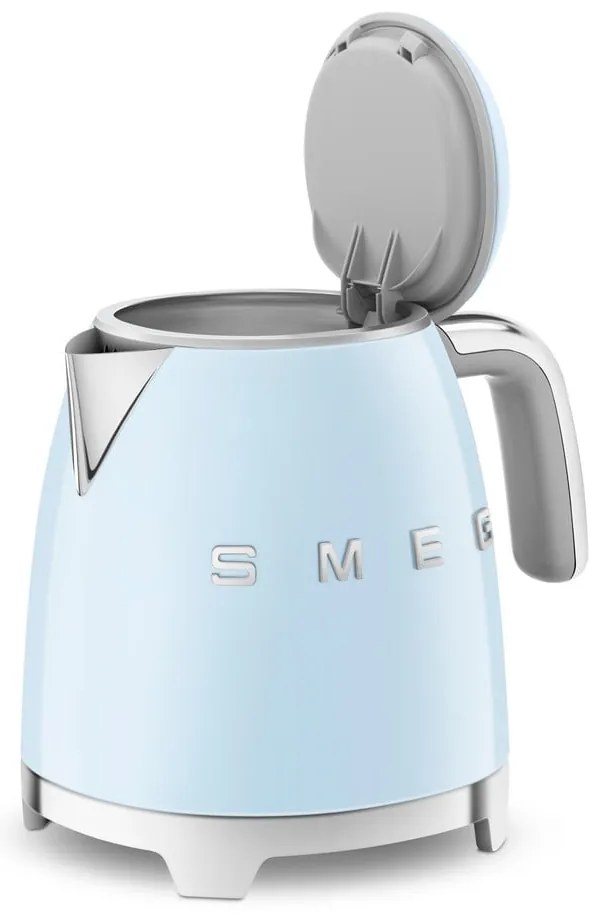 Svetlomodrá rýchlovarná kanvica z nehrdzavejúcej ocele 800 ml Retro Style – SMEG