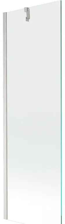 Mexen Next, 1-krídlová vaňová zástena 60 x 150 cm, 6mm číre sklo, oceľová, 895-060-000-00-00-97