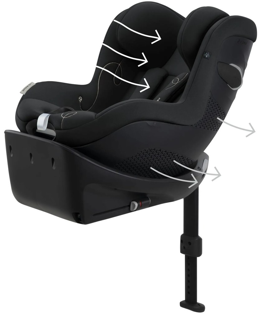 Autosedačka Cybex SIRONA Gi i-Size Moon Black 2024