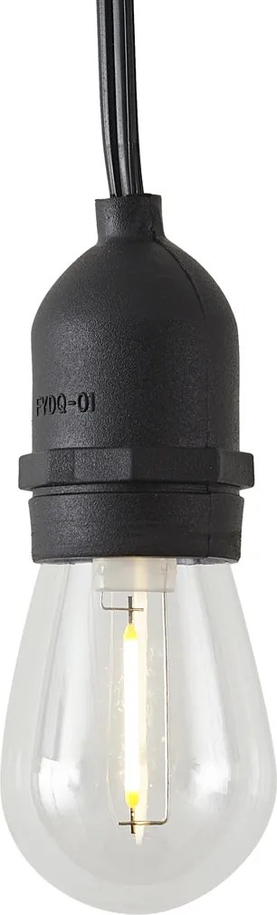 Bambusové svetelné reťaze so zástrčkou 8m vrátane LED 10-svetiel IP44 - Ibiz