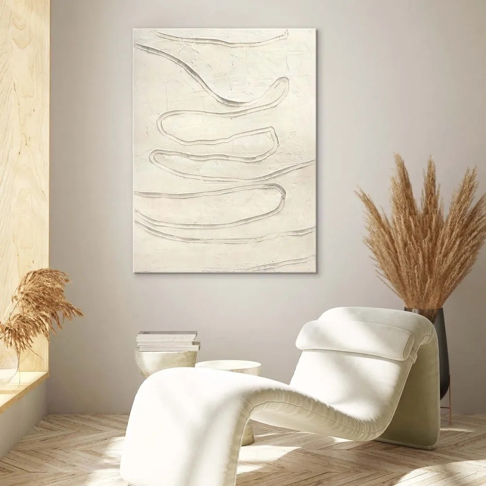 Ručne maľovaný obraz 88x118 cm Track The Line – Malerifabrikken