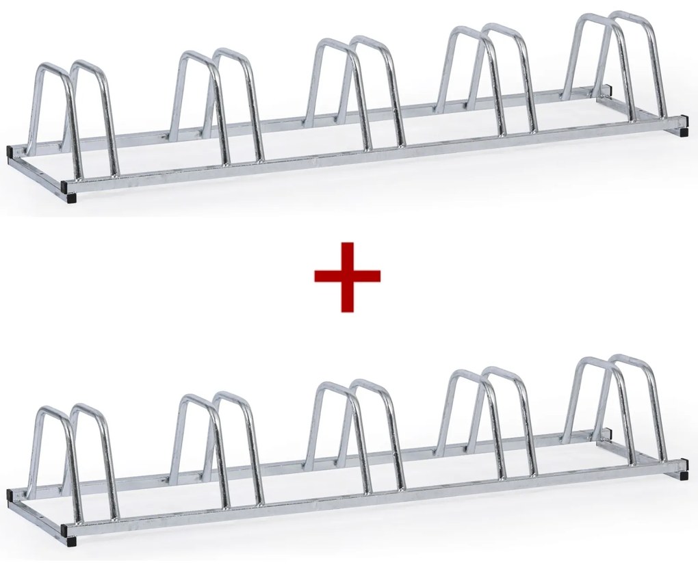 Stojan na bicykle, 1+1 ZDARMA, 5 státí, na kotvenie