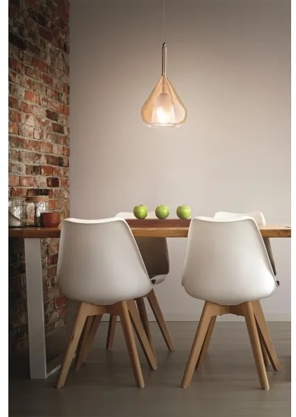 Fabas Luce 3481-40-125 - Luster na lanku LILA 1xE27/40W/230V zlatá